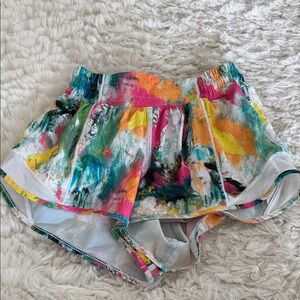 Lululemon Athletica Multicolor Abstract Shorts